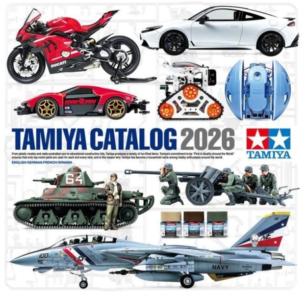 TAMIYA Katalog 2026 (GB/DE/F/E)