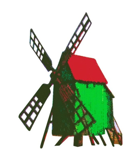 N-Windmühle, 2 Stück