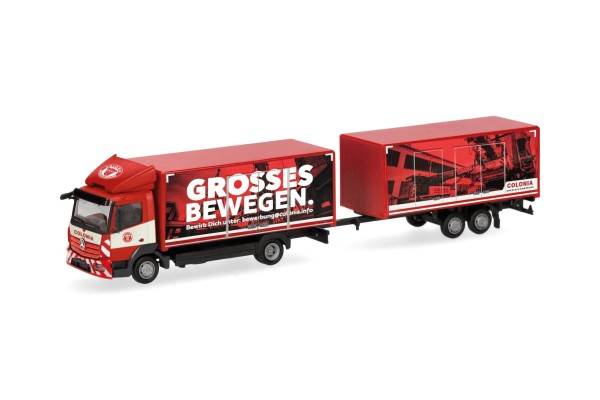 MB Atego 13 Koffer-Hängerzug, Colonia
