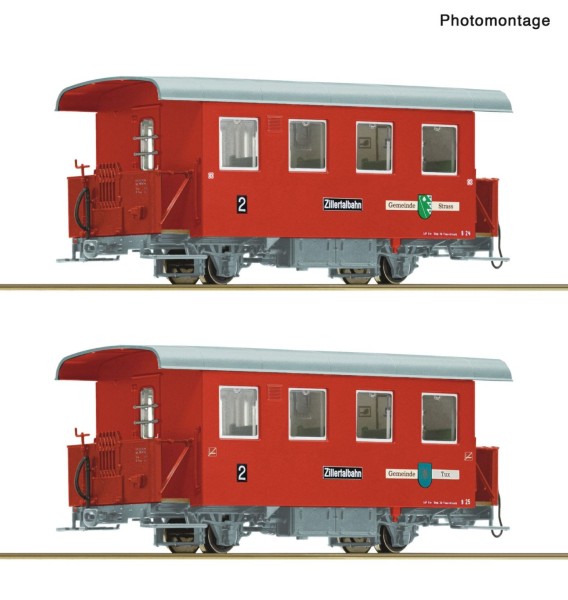 2-tlg. Set: Schmalspur-Personenwagen