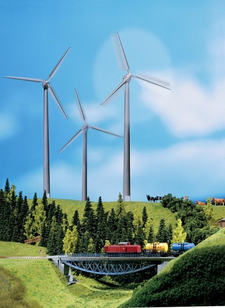 N-Windkraftanlage Nordex mit Motor