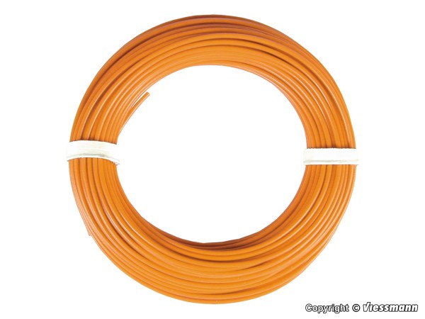 Kabelring 0,14 mm², orange, 10 m
