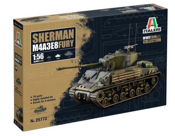1:56 Sherman M4A3E8 Fury