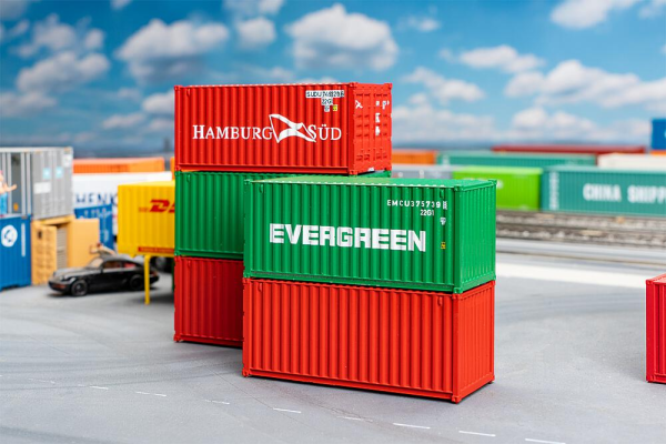 H0-20 Container, 5er-Set