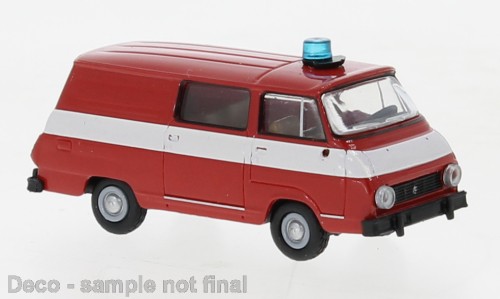 Skoda 1203 Halbbus, Feuerwehr, 1969