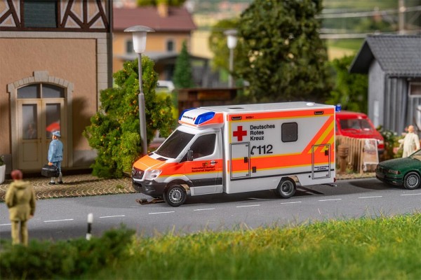 H0-MB Sprinter Rettungswagen DRK