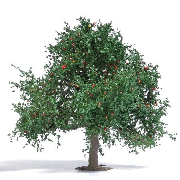 H0-Apfelbaum 75 mm hoch, Sommer