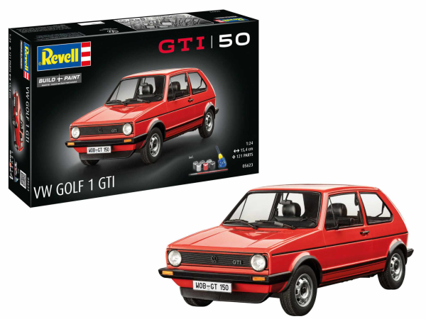 1:24-Geschenkset, 50 Jahre VW Golf 1 GTi