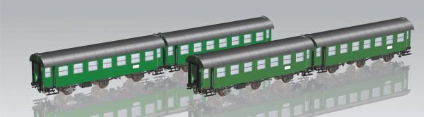 4er Set Umbauwagen Gastarbeiter, DB Ep.4