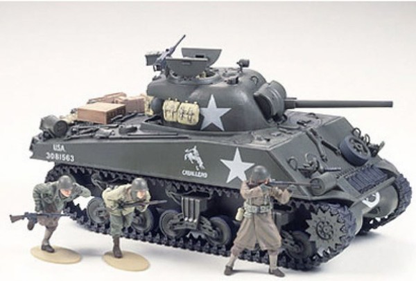 1:35 US Sherman M4A3 75mm Späte (9)