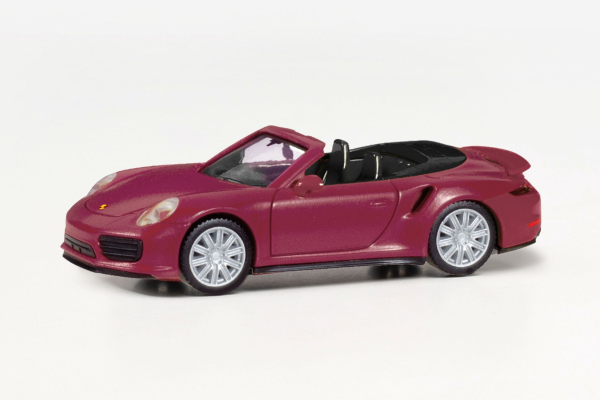 Porsche 911 Turbo Cabrio, rubinrot