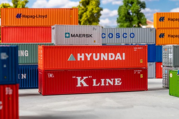 H0-40 Container K-LINE und HYUN