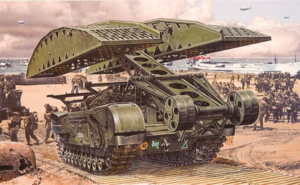 1/76 Churchill Brückenlegepanzer