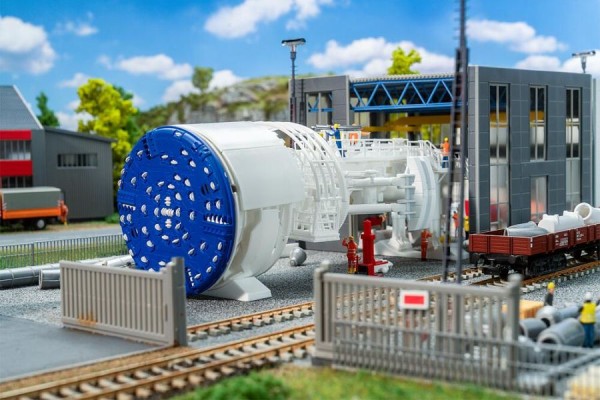 H0-Tunnelbohrmaschine im Bau