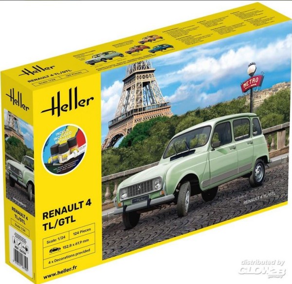 1:24-STARTER KIT Renault 4TL/GTL