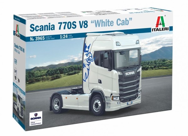 1:24 Scania 770 S V8, White Cab