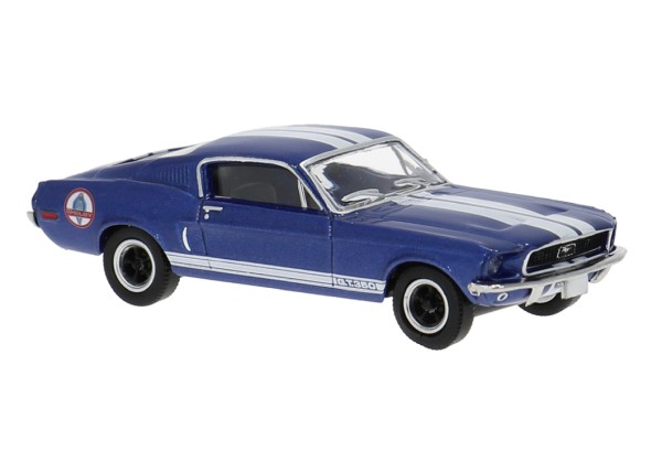 Ford Mustang, blau/weiss, 1968, Shelby