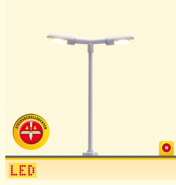 N-LED-Bahnsteigleuchte mit Stecksockel