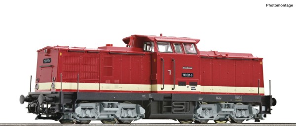 TT-Diesellokomotive mit Sound BR 110, DR