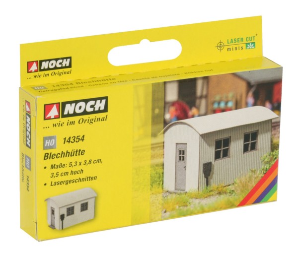 H0-Laser-Cut Blechhütte