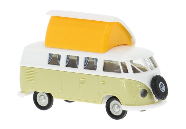 VW T1b Camper, weiss/hellgrün, 1960