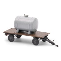Anhänger, Landwirtschaft mit Wasserfass Anhänger, Landwirtschaft mit Wasserfass