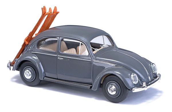 VW Käfer Ovalfenster mit Skiträger