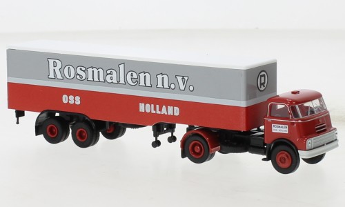 DAF DO 2000 Koffer-SZ, Rosmalen grau/rot