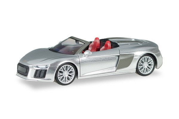 Audi R8 V10 Spyder eissilber