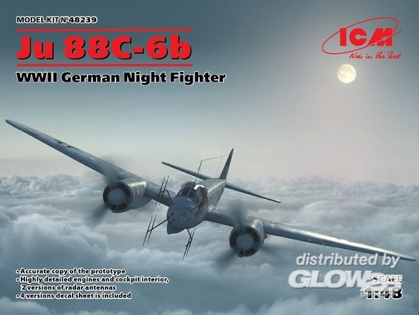 1:48-Ju 88C-6b,WWII German Night Fighter