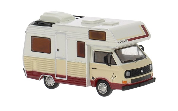 VW T3 Camper, weiss/hellbeige, 1983