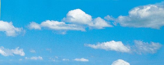 H0-Wolkenhintergrund, 266 x 80 cm
