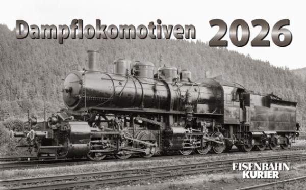 Dampflokomotiven - Kalender 2026