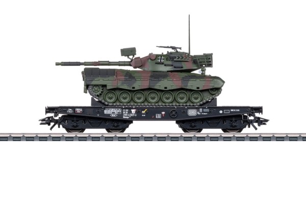 Schwerlast-Flachwagen Rlmmps Leo 1A1
