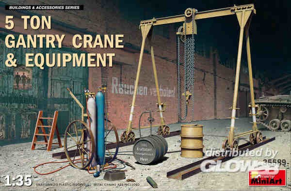 1:35-5 Ton Gantry Crane & Equipment