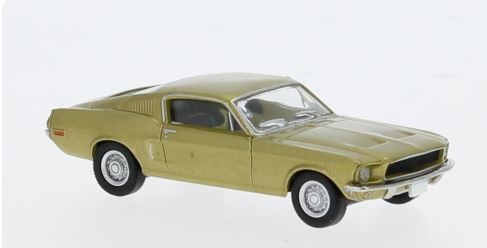 Ford Mustang, gold, 1968