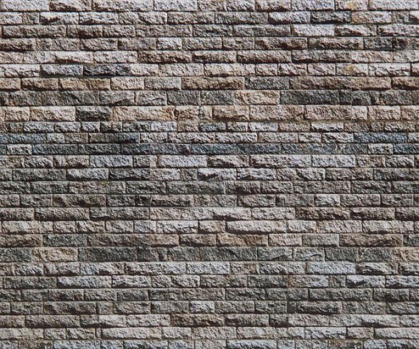 H0-Mauerplatte Basalt, 250 x 125 mm