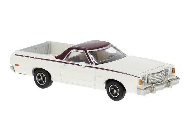 Ford Ranchero, weiss/dunkelrot, 1977