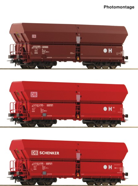 3-tlg. Set: Selbstentladewagen, DB AG