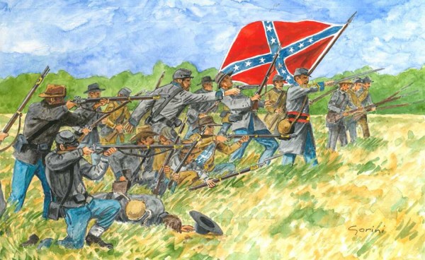 1:72 Confederate Infantry-Amer.Civil War