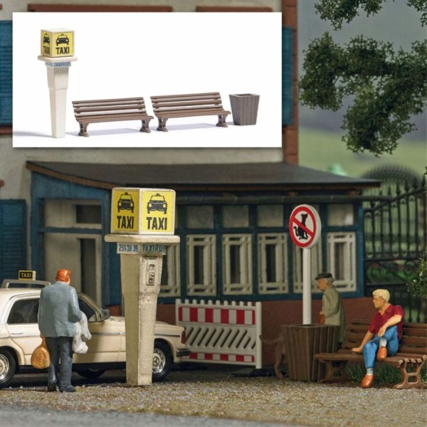 H0-Mini-Set: Taxisäule BRD