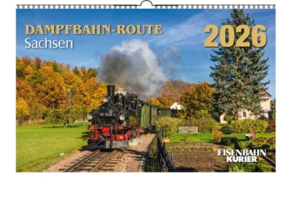 Dampfbahn Route Sachsen - Kalender 2026