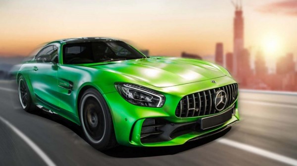 1:43-Build n Race Mercedes-AMG GTR grün