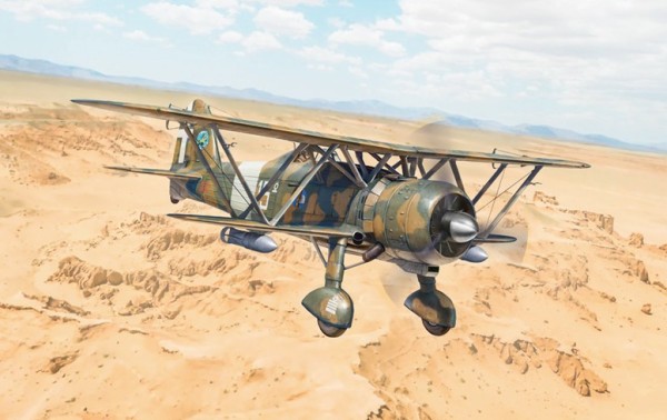 1:48 FIAT CR.42 Falco Jagd.-F