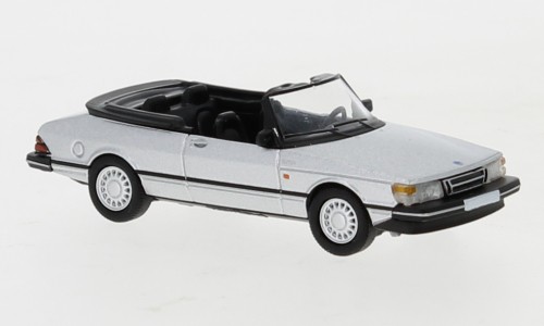 Saab 900 Cabriolet, silber, 1986