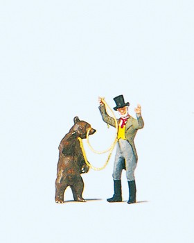 Bärenführer mit Bär