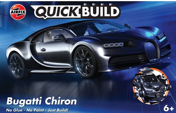 QUICKBUILD Bugatti Chiron - schwarz