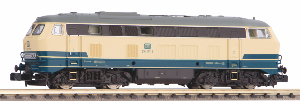 N-Diesellok BR 216 blaubeige, DB, Ep.IV
