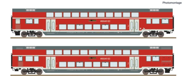 DC-2er Set Doppelstockwagen RE2 DB AG