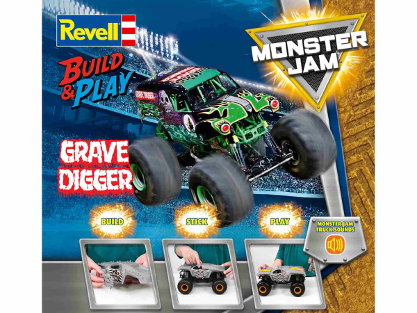 1:25-Build & Play: Monster Jam Grave